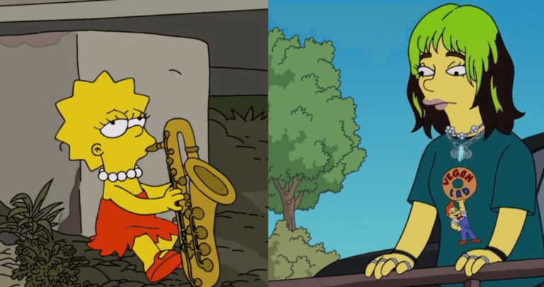 Críticas a Los Simpson por escena de Lisa con Billie Eilish