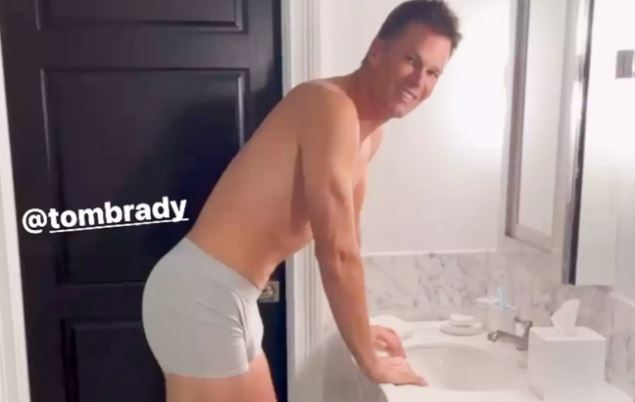 Tom Brady en ropa interior